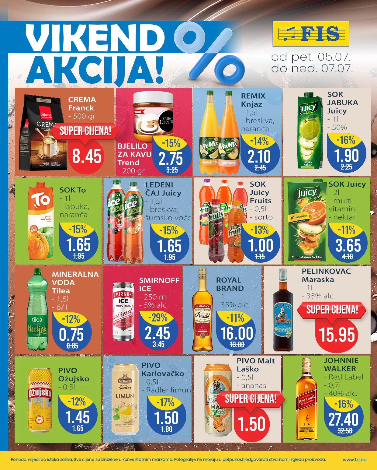 Fis vikend akcija 5-7.7.2024.