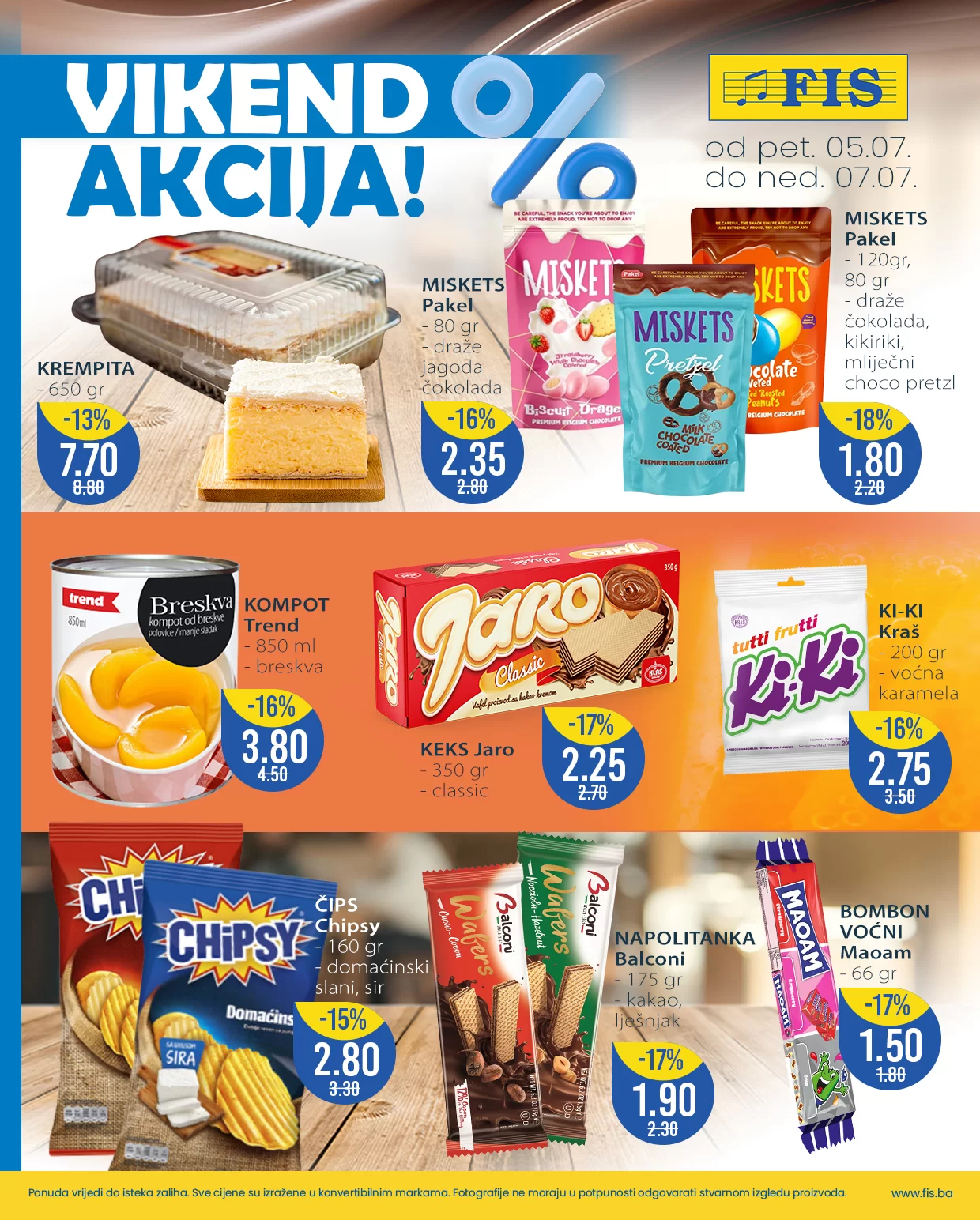 Fis vikend akcija 5-7.7.2024.