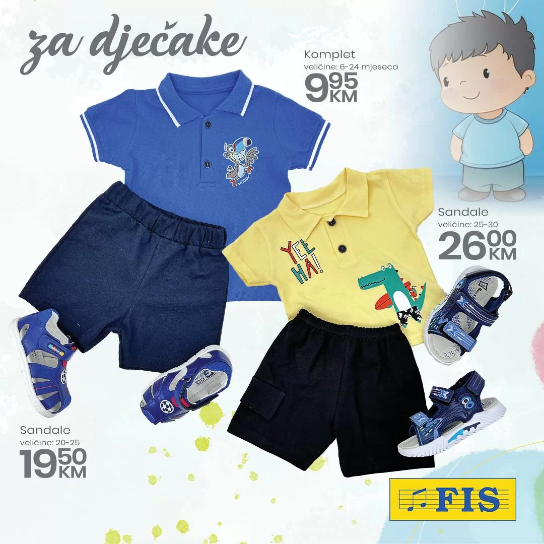 Fis ODJEĆA & OBUĆA ZA DJECU - juli 2024.