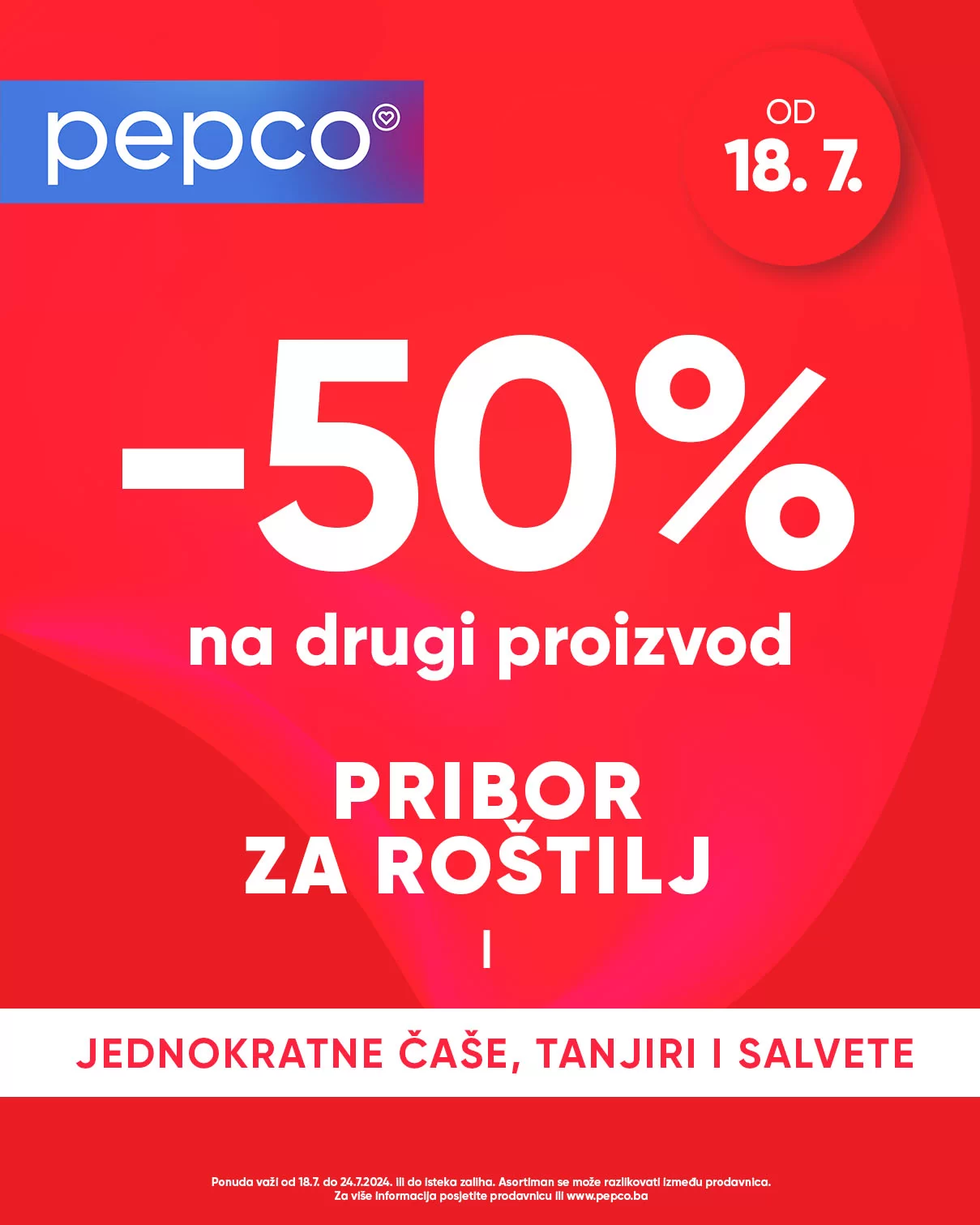 Pepco SNIŽENJE do 50% 18-24.7.2024.