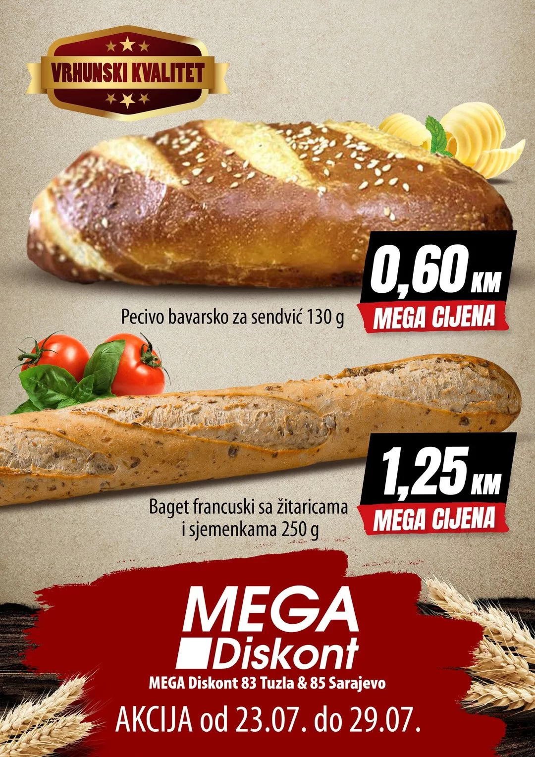 Mega Diskont PEKARA 23-29.7.2024.