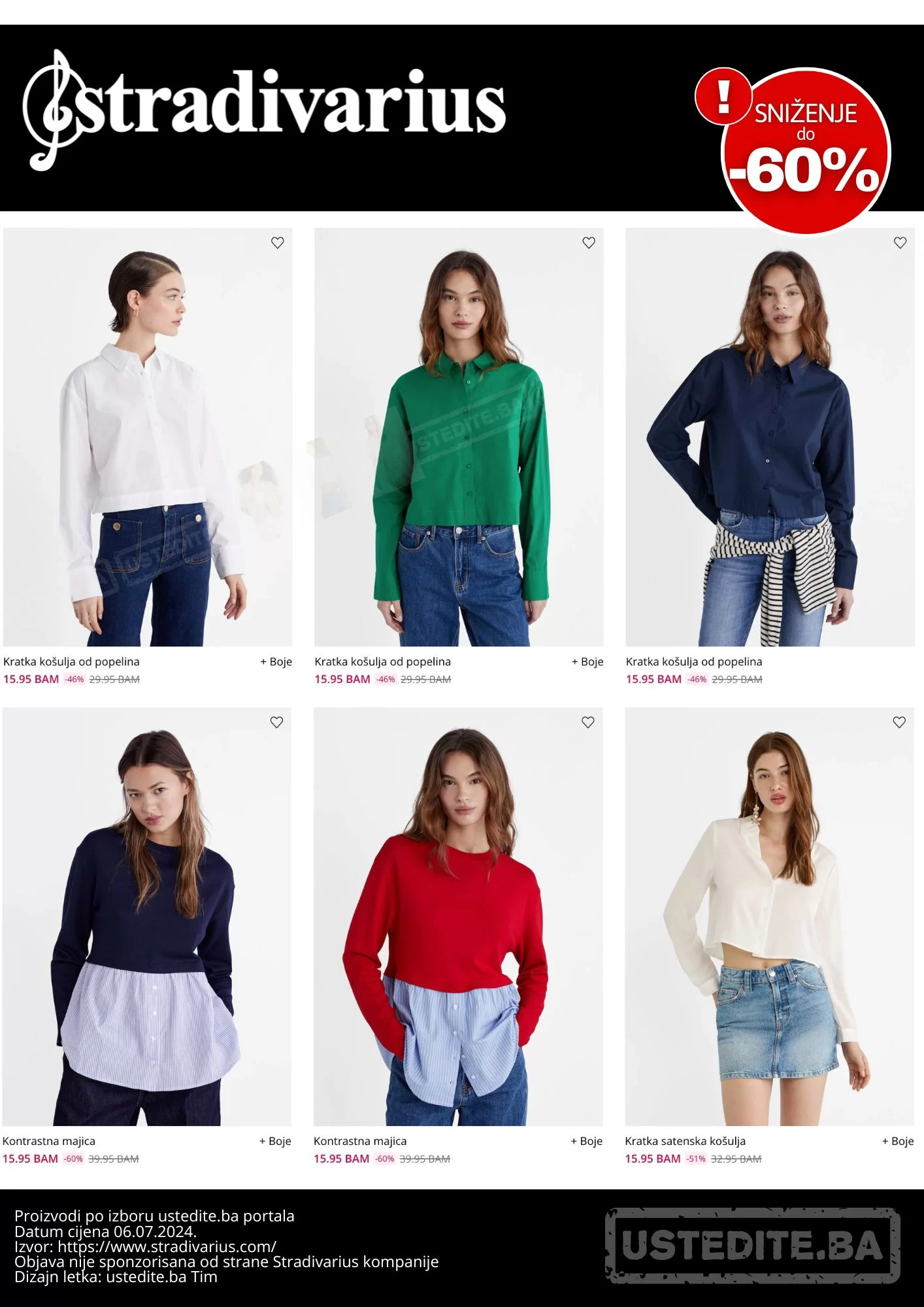 Stradivarius SNIŽENJE do 60% - juli 2024.