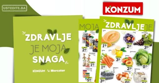 Konzum katalog ZDRAVLJE 15-28.7.2024.