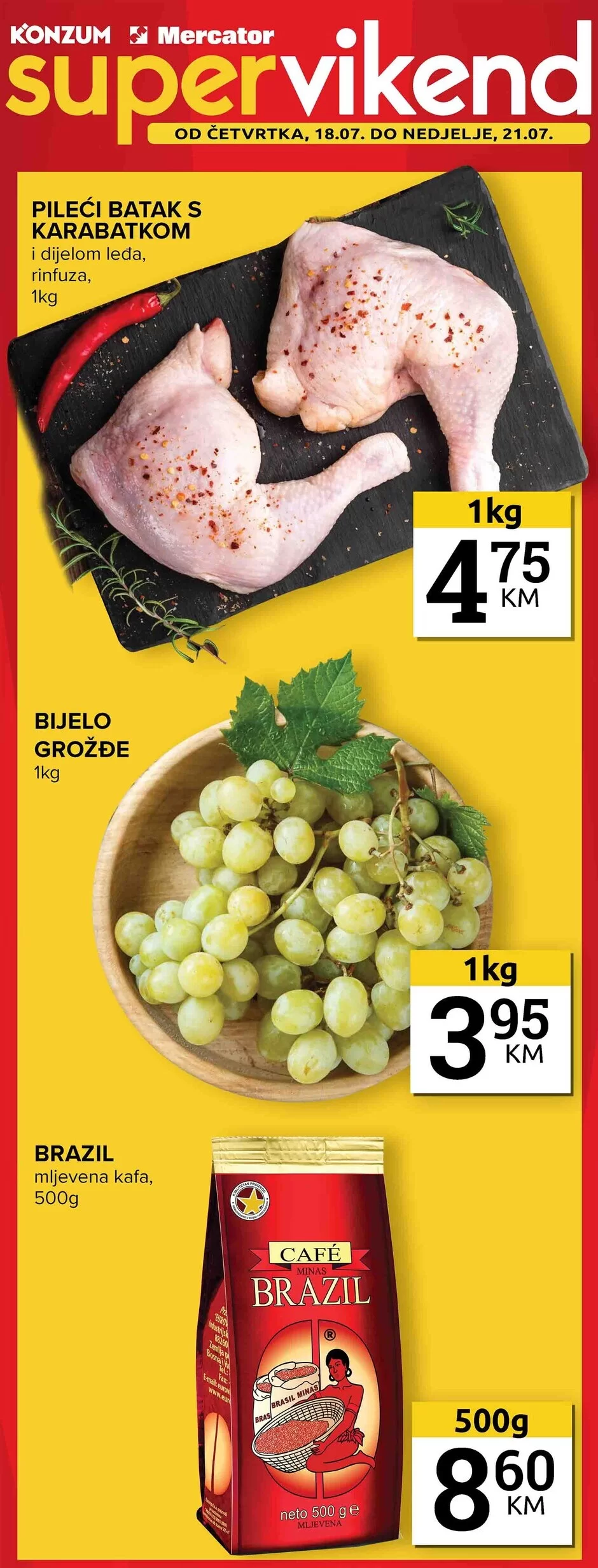 Konzum vikend akcija 17-21.7.2024.