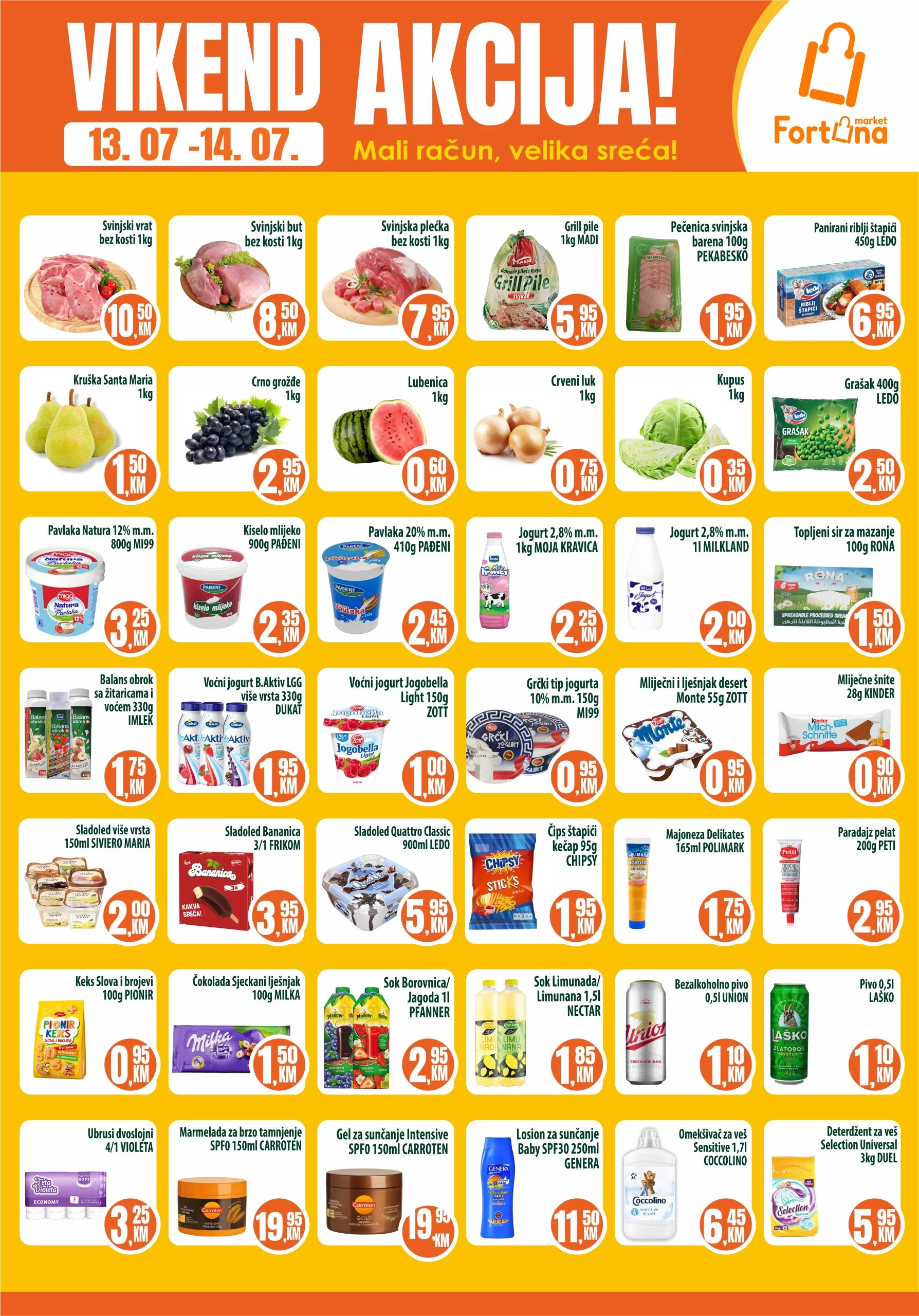 Fortuna vikend akcija 13-14.7.2024.