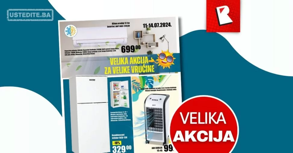 Robot akcija KLIMA UREĐAJI 11-14.7.2024.