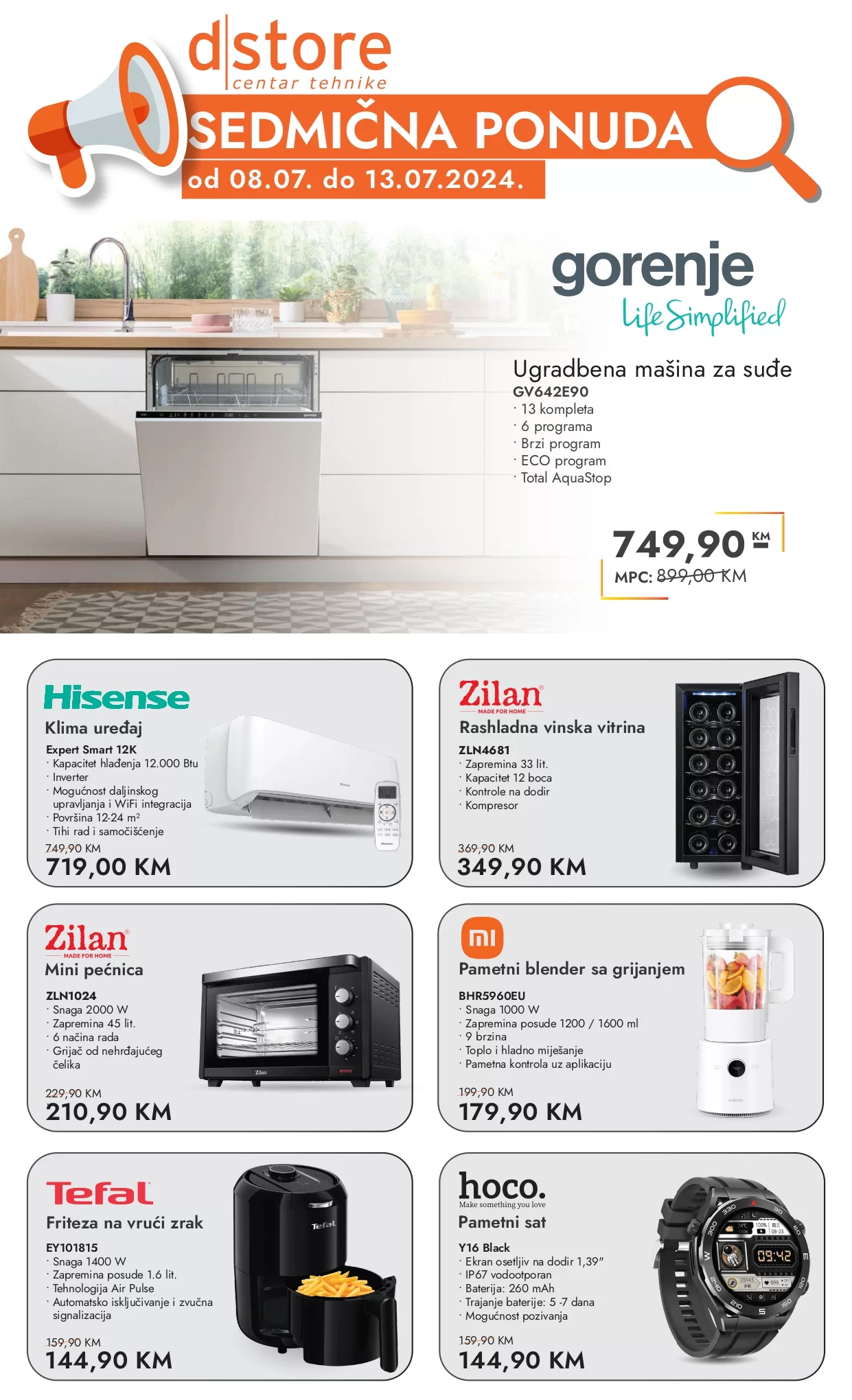 Dstore SEDMIČNA PONUDA 8-13.7.2024.