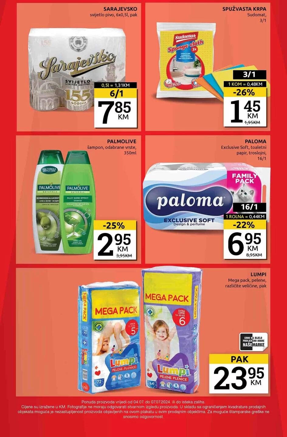 Konzum vikend akcija 4-7.7.2024.