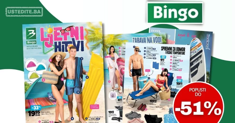 Bingo katalog LJETNI HITOVI 4.7-14.8.2024.