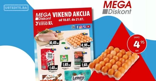 Mega Diskont vikend akcija 18-21.7.2024.
