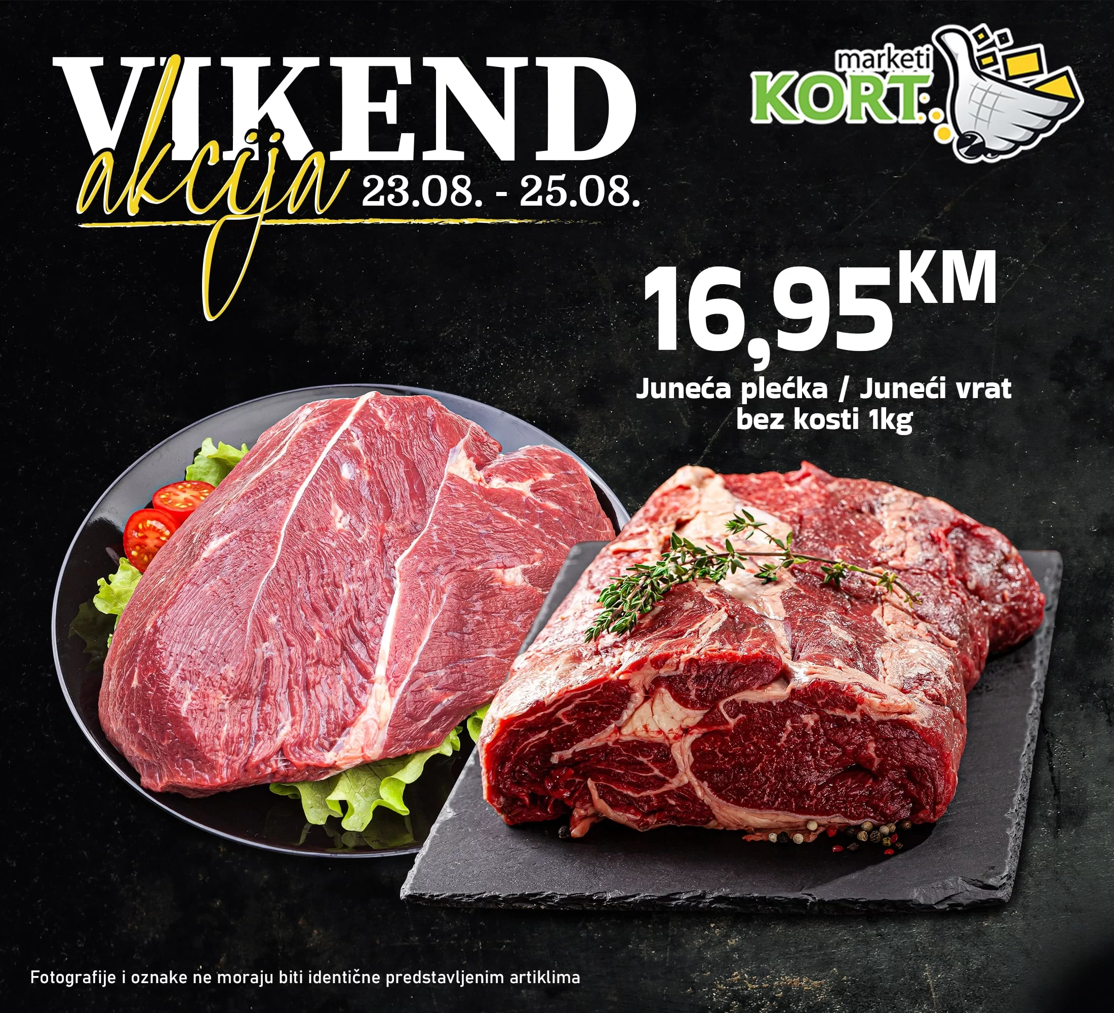 Kort vikend akcija 23-25.8.2024.