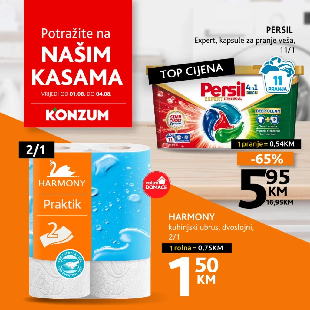 Konzum AKCIJA NA KASAMA