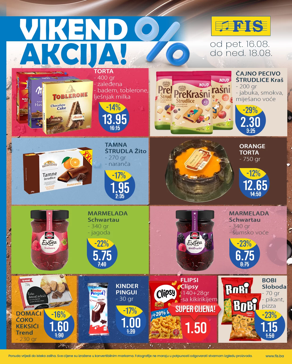 Fis vikend akcija 16-18.8.2024.