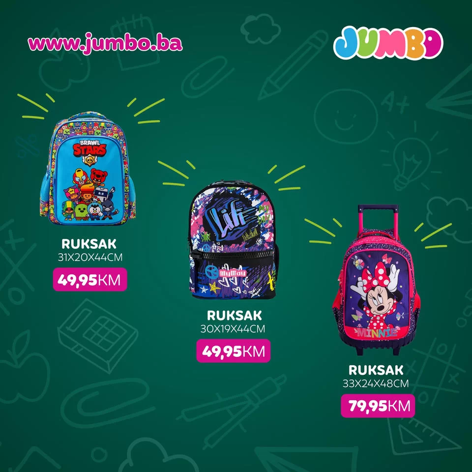 Jumbo ŠKOLSKI PRIBOR 2024.