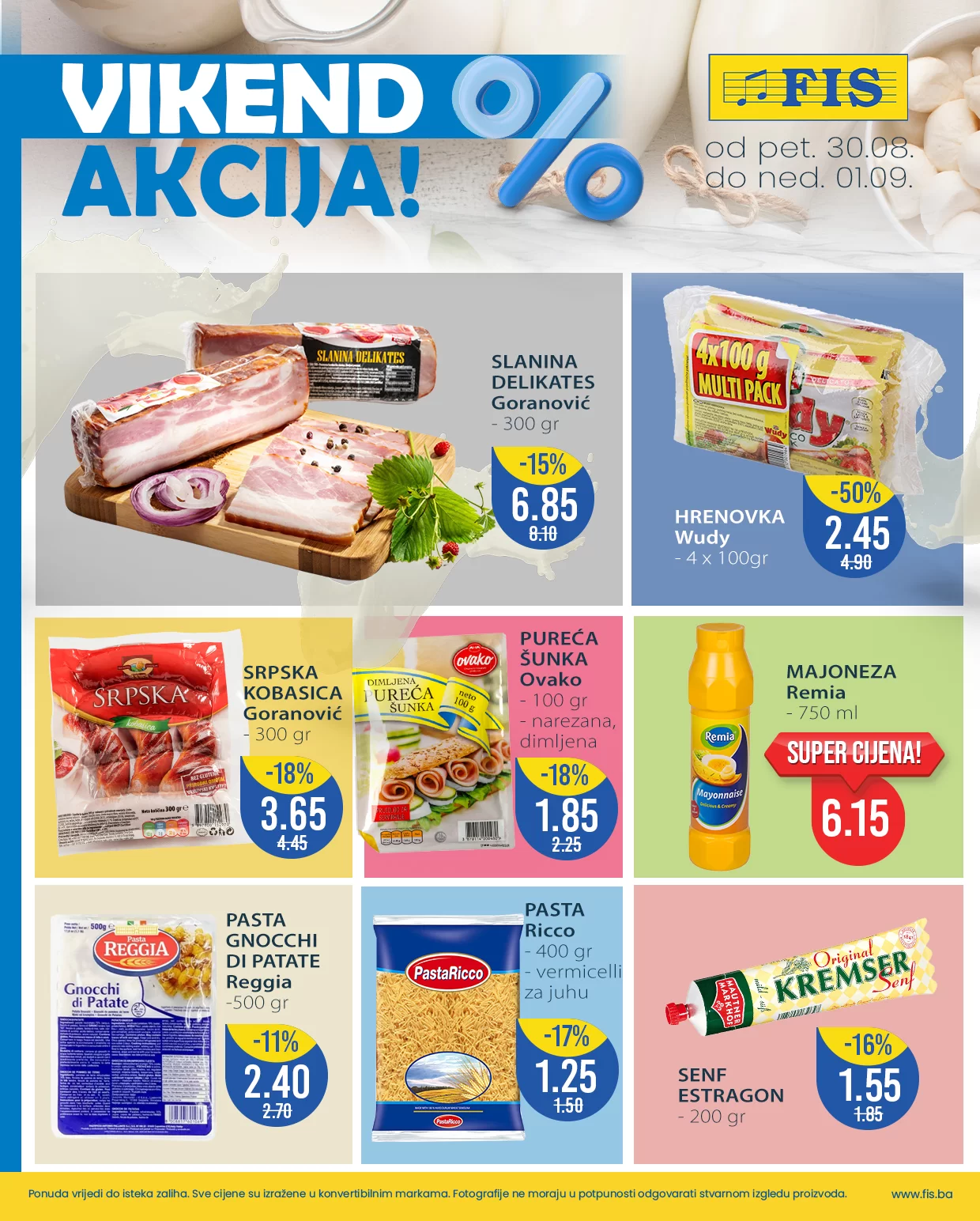 Fis vikend akcija 30.8-1.9.2024.