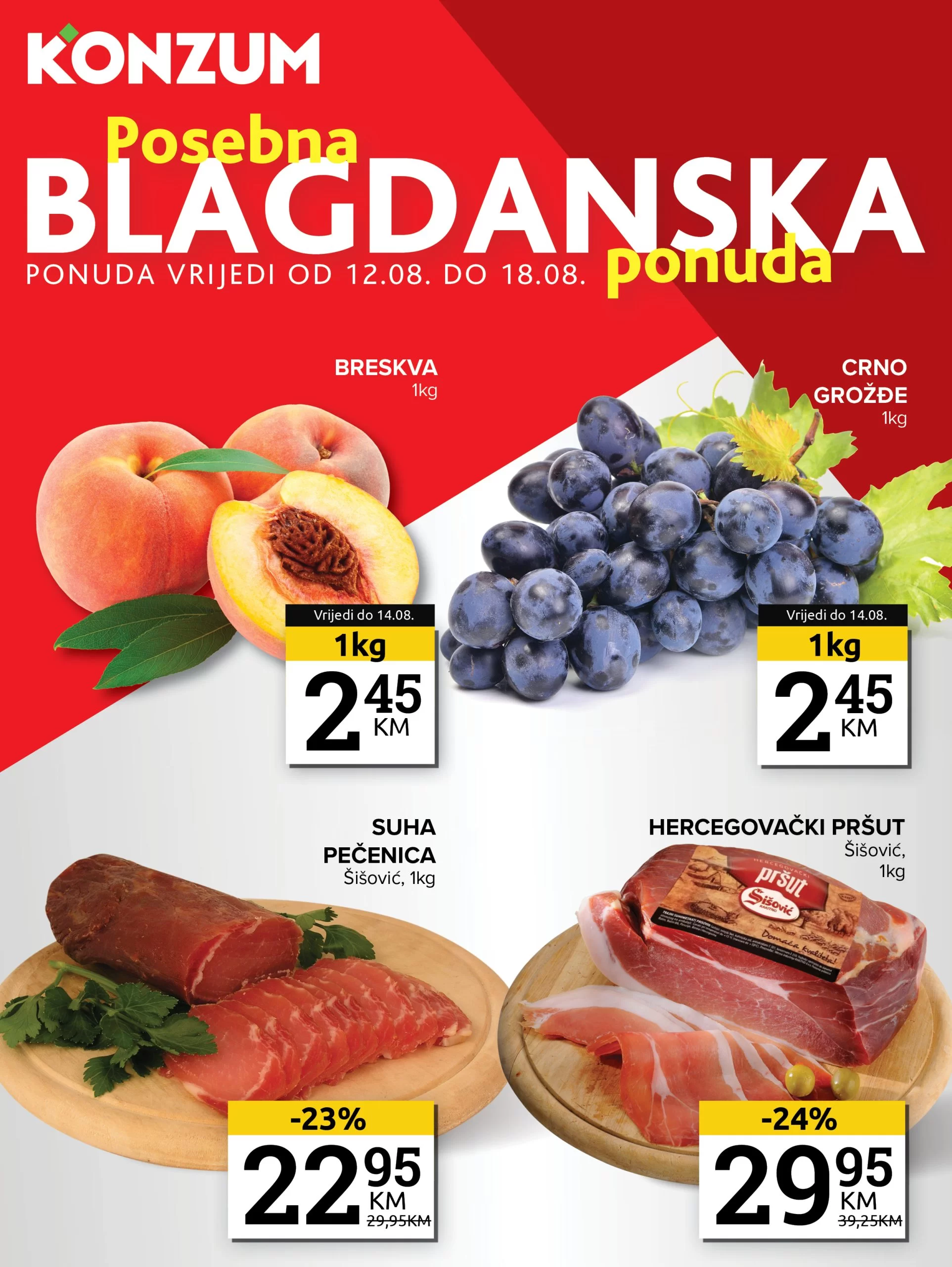Konzum katalog POSEBNA BLAGDANSKA PONUDA 12-18.8.2024.