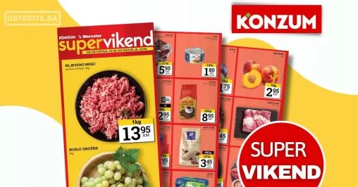 Konzum vikend akcija 22-25.8.2024.