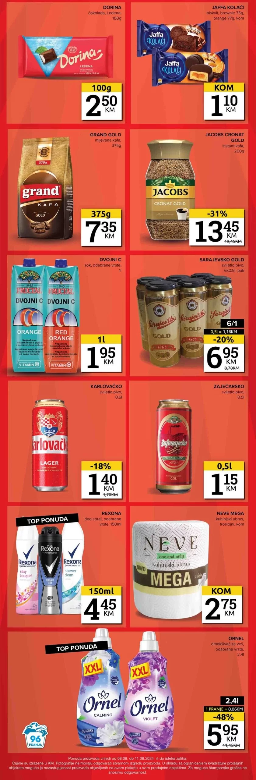 Konzum vikend akcija 8-11.8.2024.
