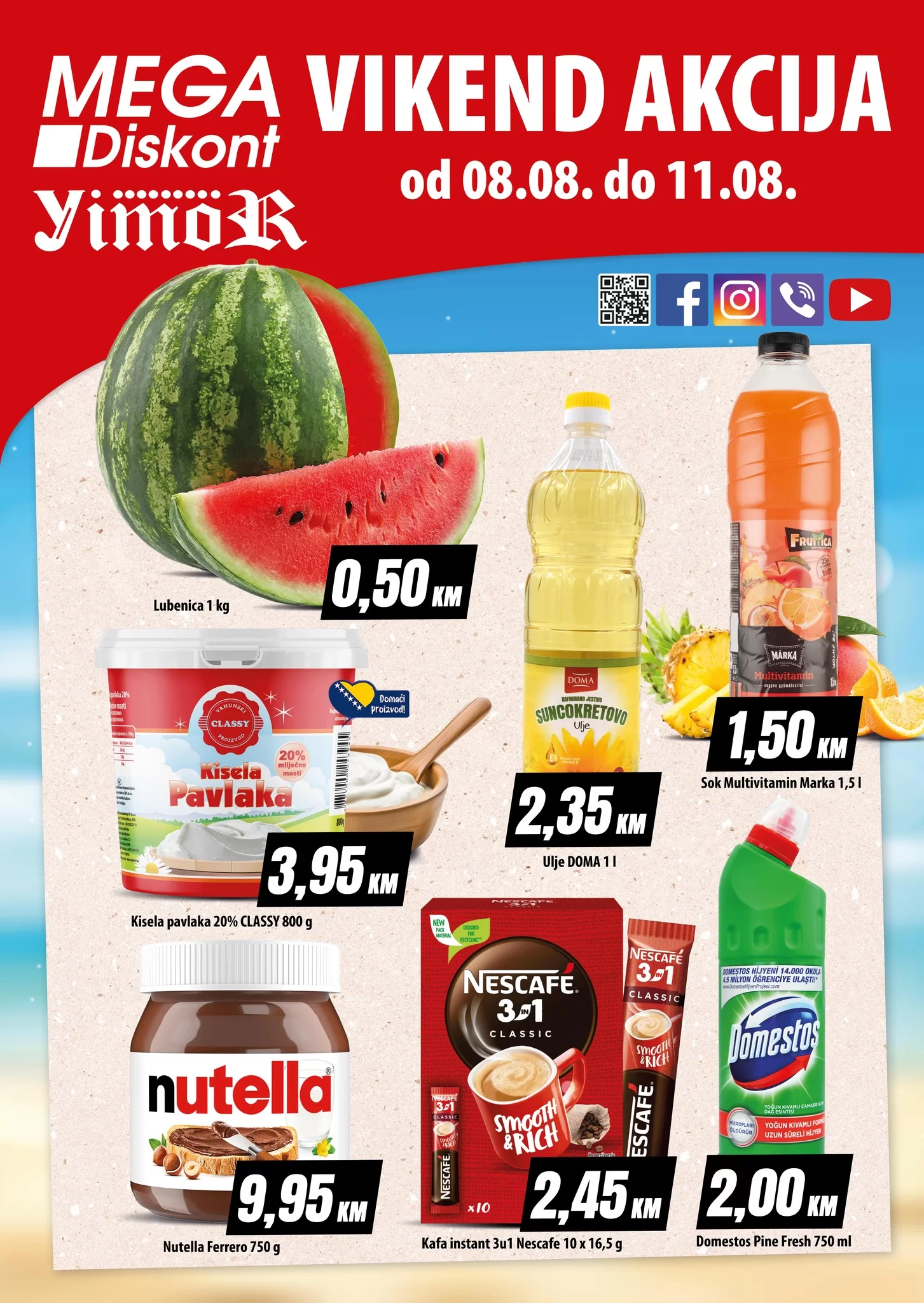 Mega Diskont vikend akcija 8-22.8.2024.