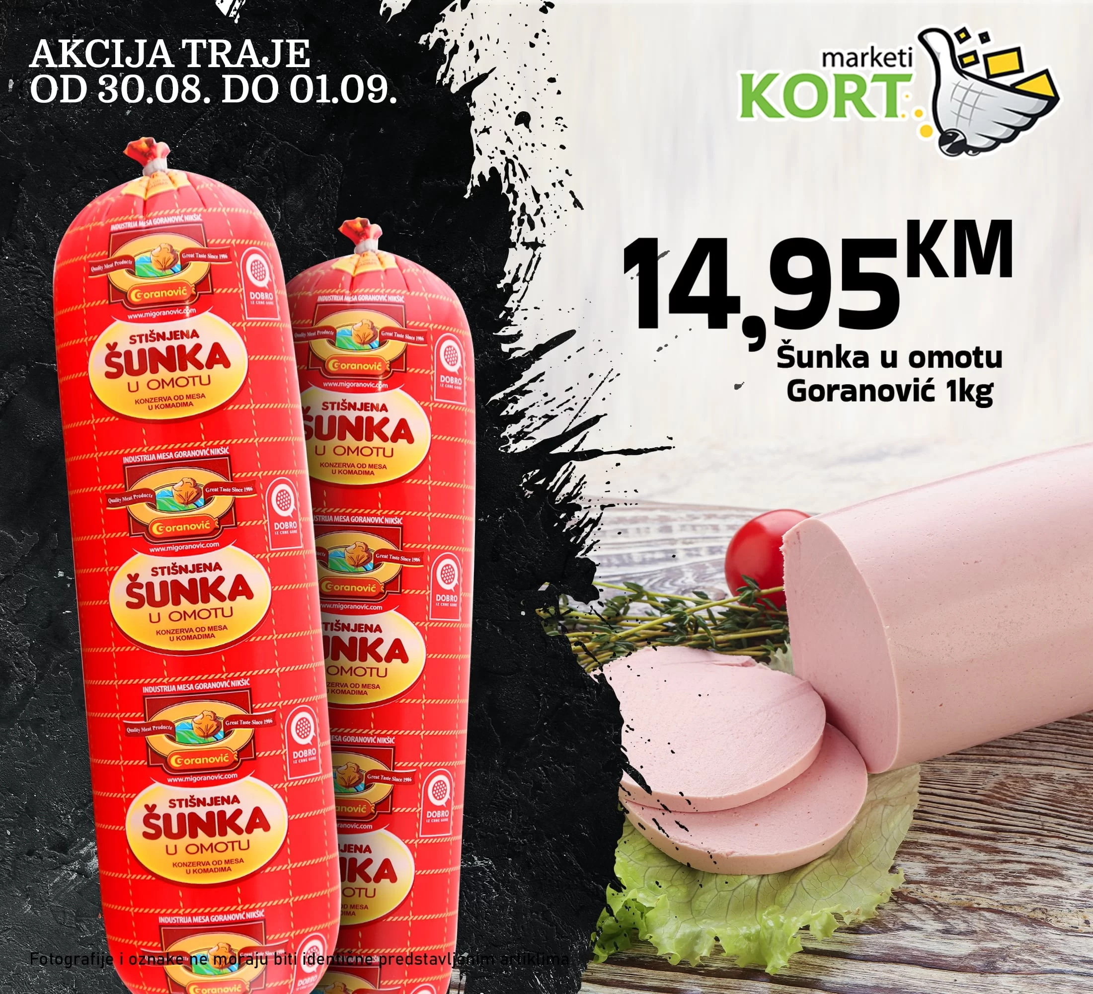 Kort vikend akcija 30.8-1.9.2024.