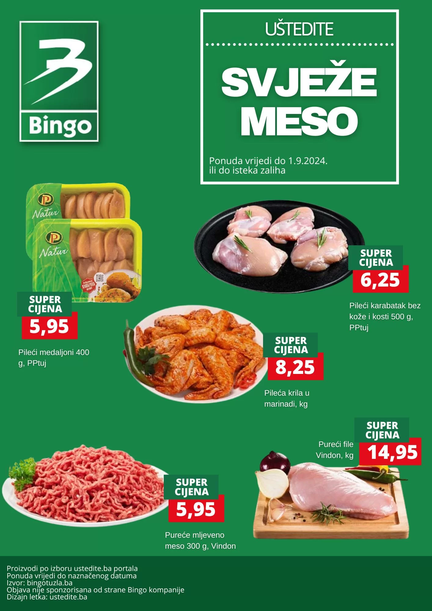 Bingo akcija SVEŽE MESO