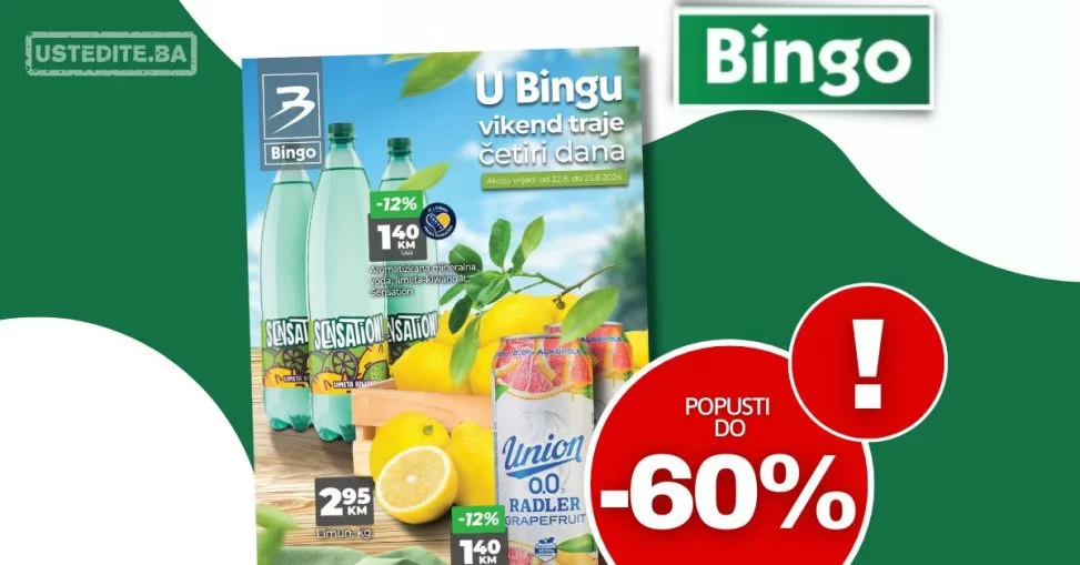 Bingo vikend akcija 22-25.8.2024.
