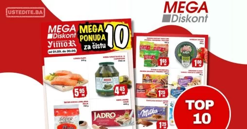Mega Diskont katalog ČISTA DESETKA 1-30.9.2024.