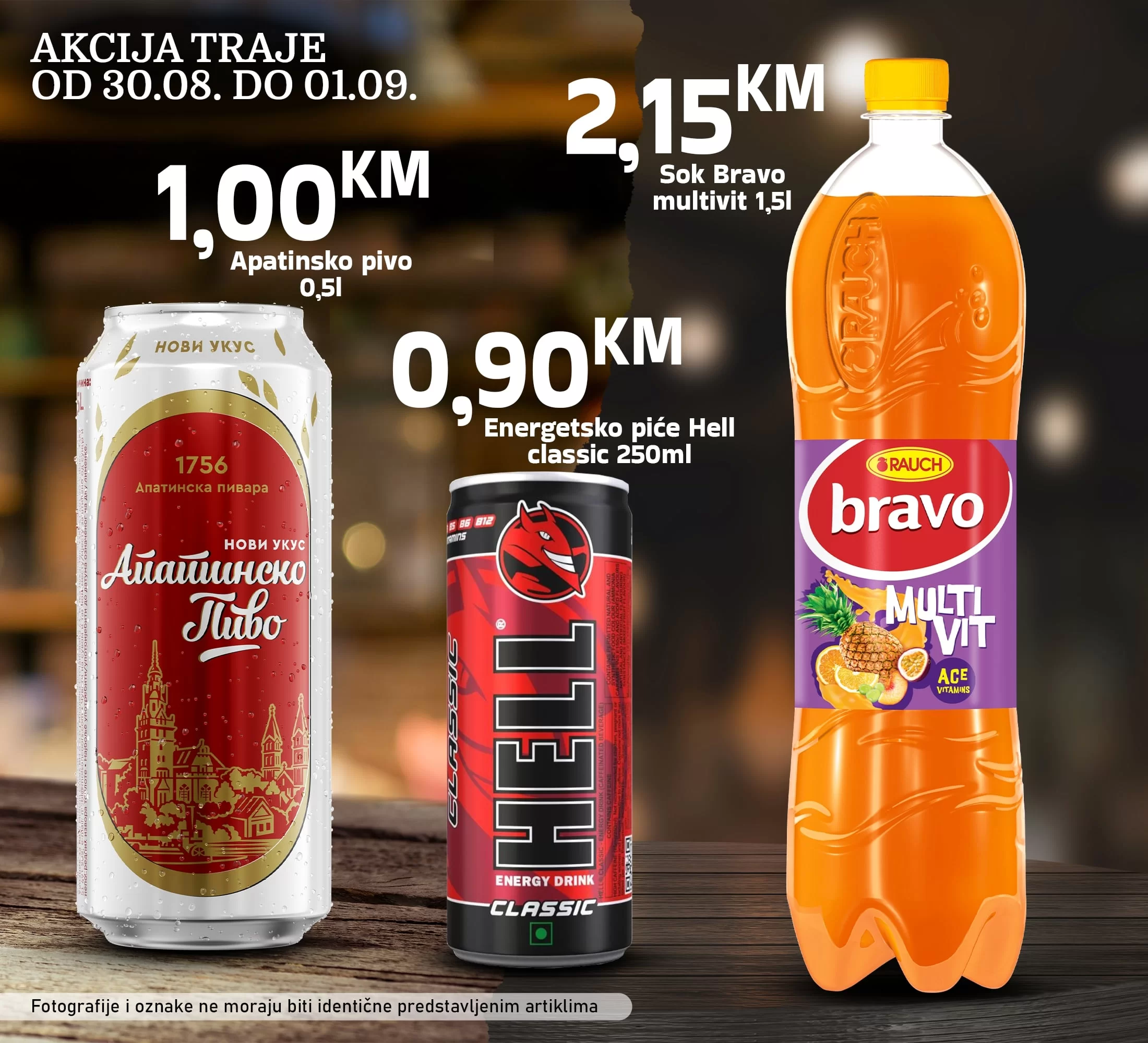 Kort vikend akcija 30.8-1.9.2024.