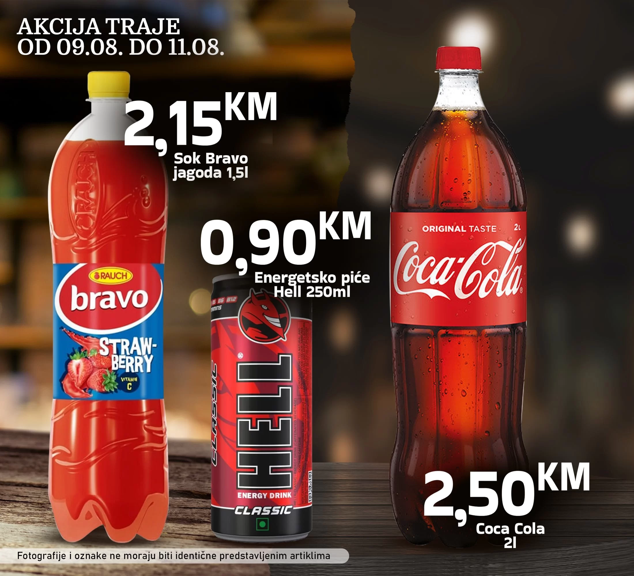 Kort vikend akcija 9-11.8.2024.