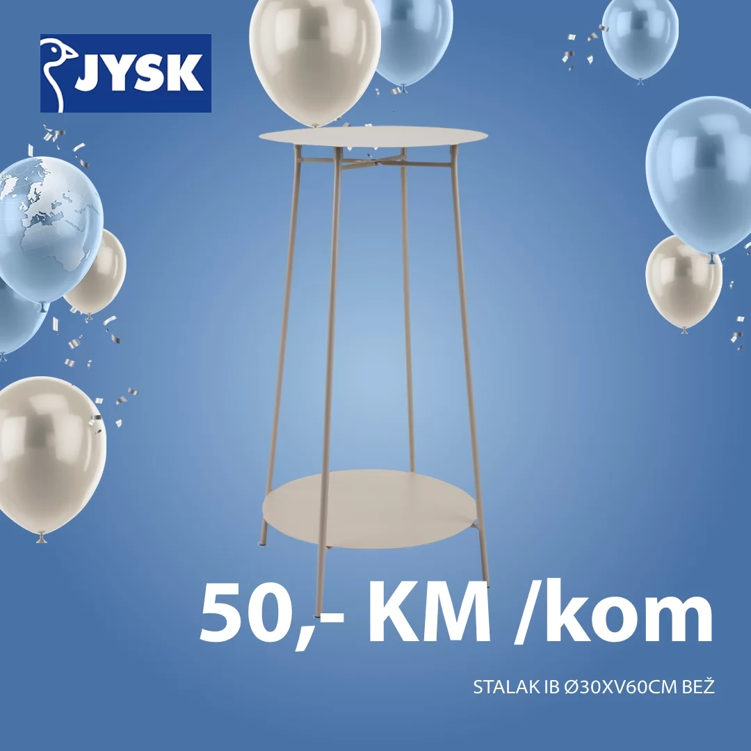 Jysk SNIŽENJE do 41% - septembar/oktobar 2024.