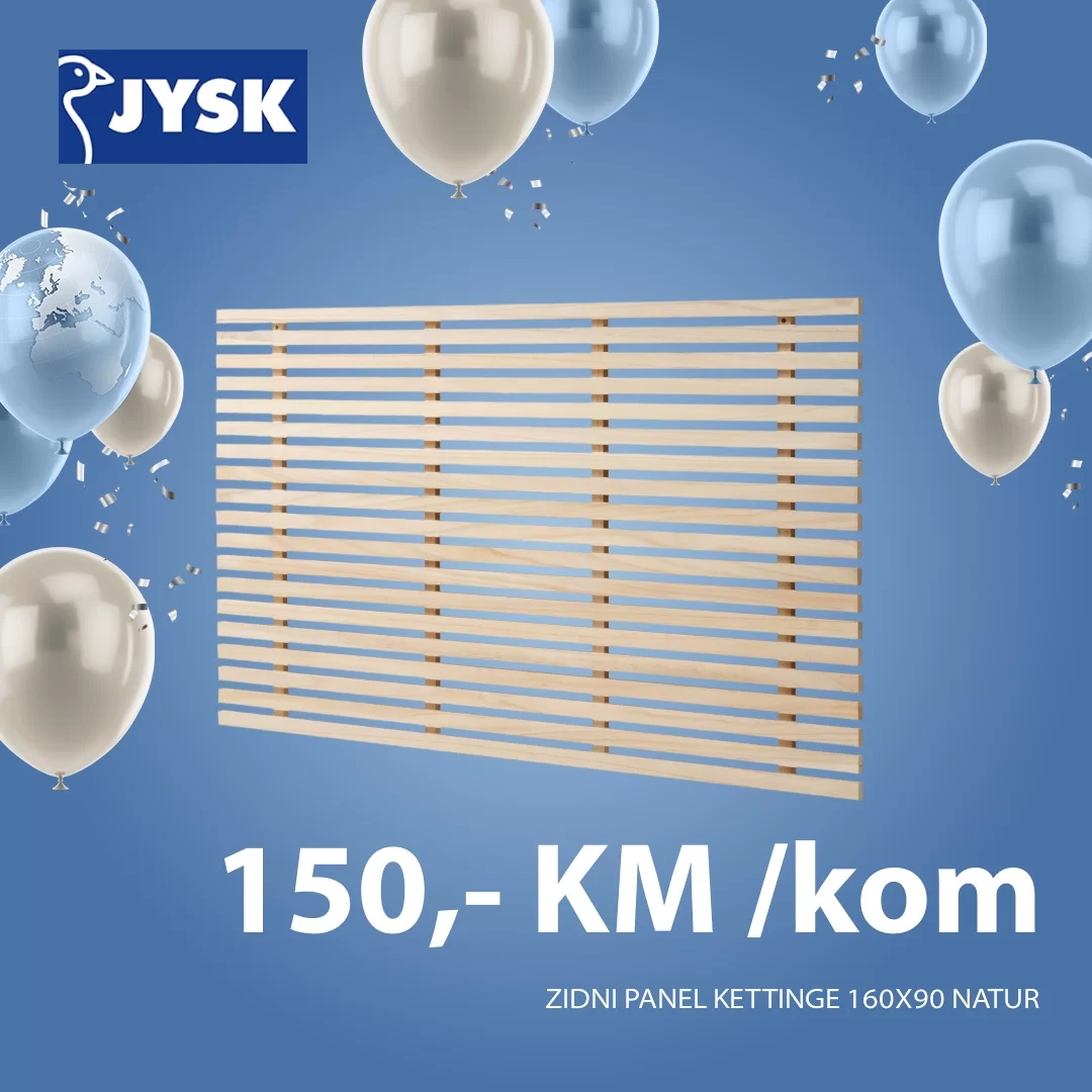 Jysk SNIŽENJE do 41% - septembar/oktobar 2024.