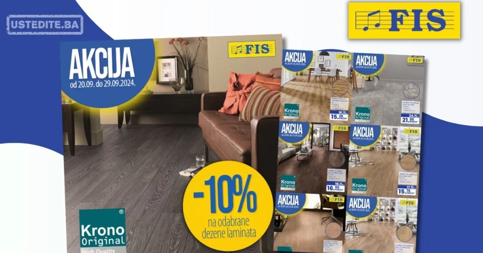 Fis LAMINAT - SUPER CIJENE 20-29.9.2024.