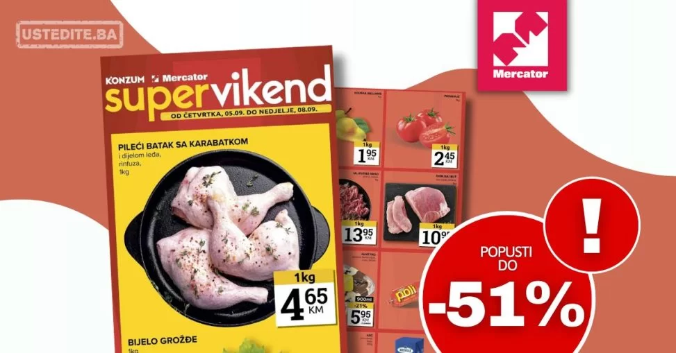 Mercator vikend akcija 5-8.9.2024.