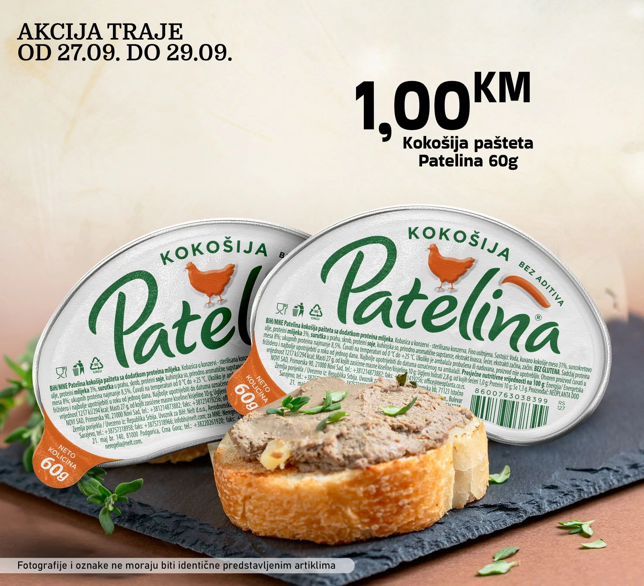 Kort vikend akcija 27-29.9.2024.