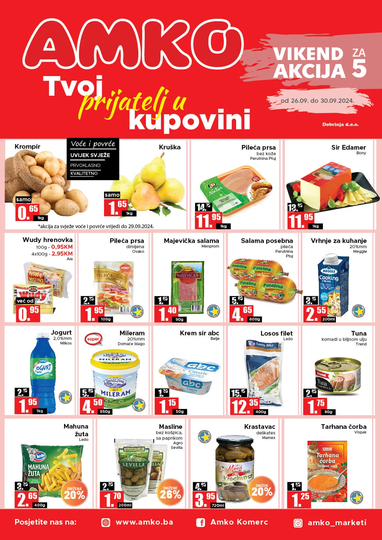 Amko vikend akcija 26-30.9.2024.