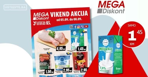 Mega Diskont vikend akcija 5-8.9.2024.