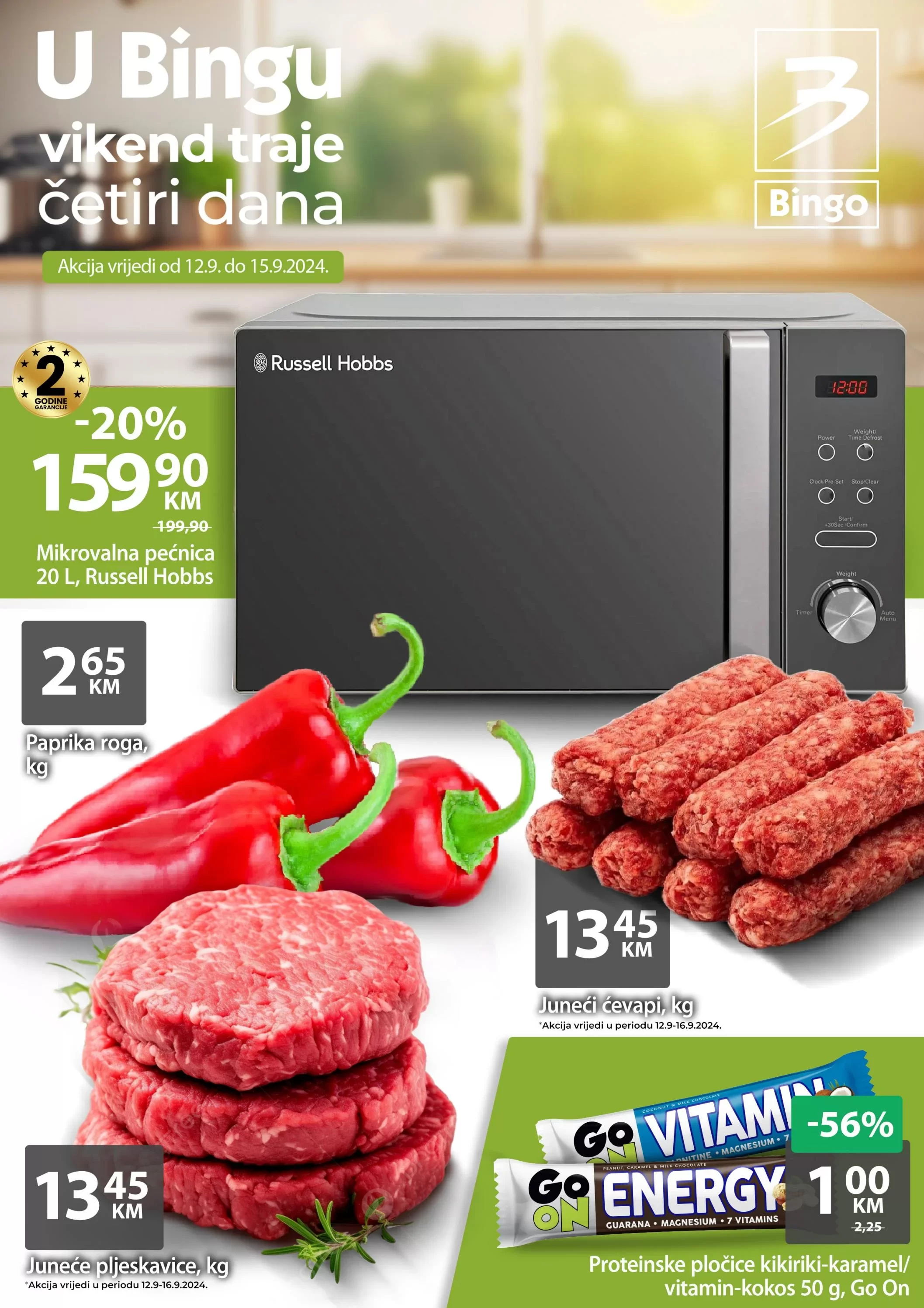 Bingo vikend akcija 12-15.9.2024.