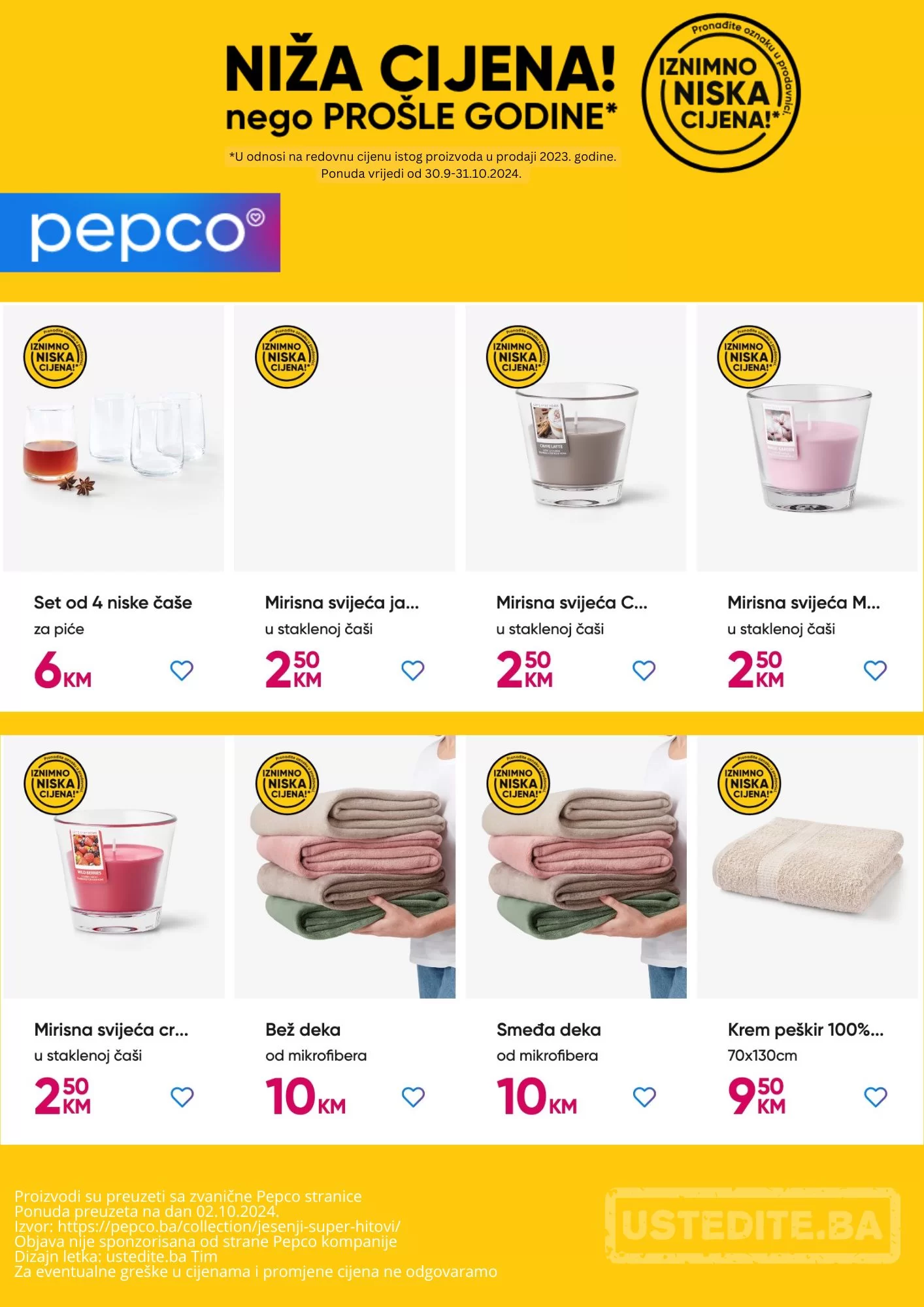 Pepco NIŽA CIJENA 30.9-31.10.2024.