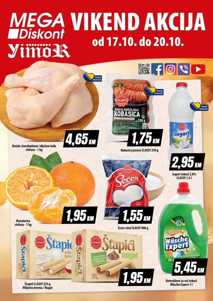 Mega Diskont vikend akcija 17-20.10.2024.
