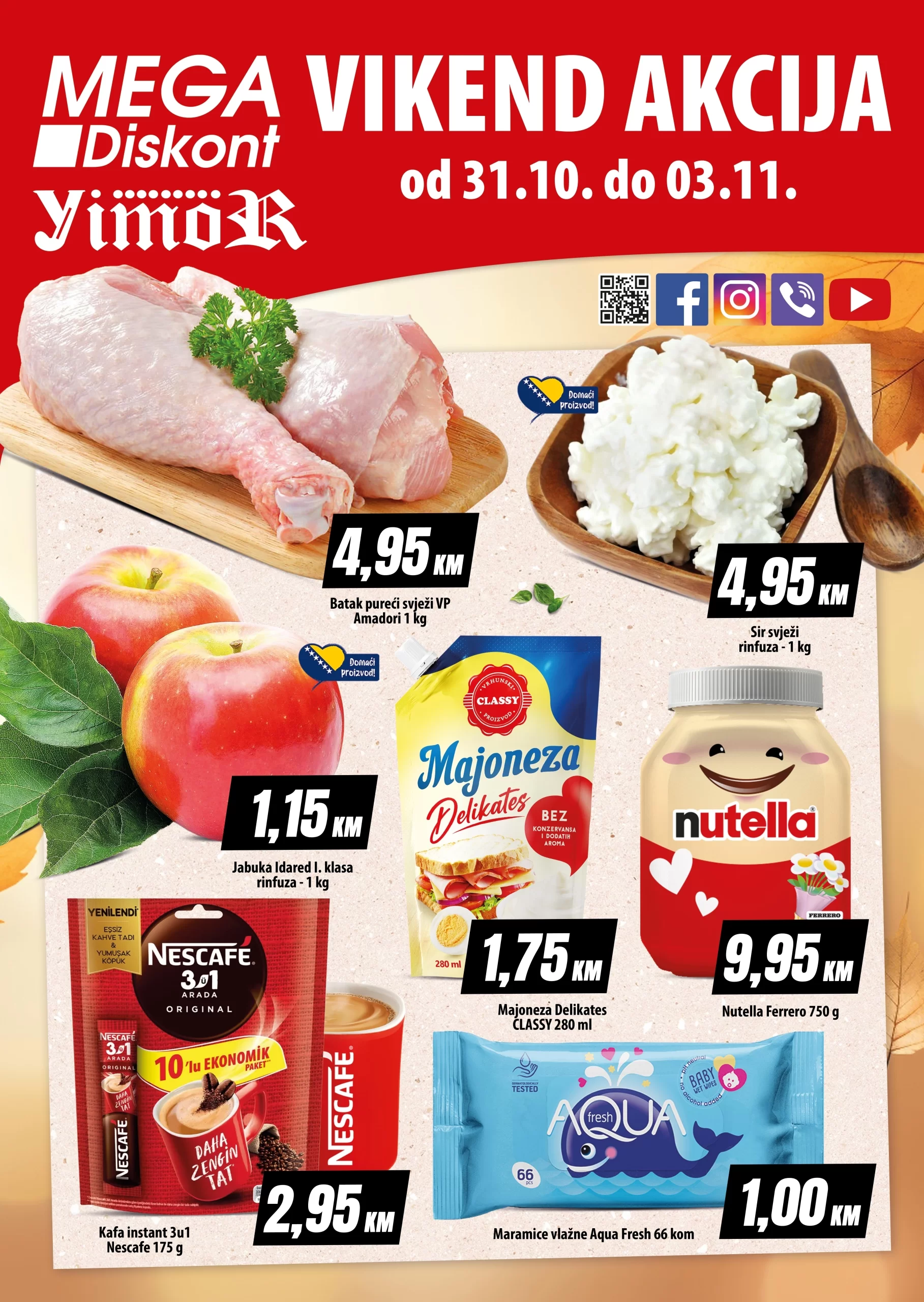 Mega Diskont vikend akcija 31.10-3.11.2024.