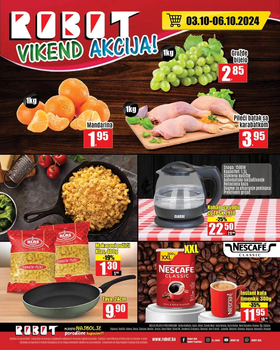 Robot vikend akcija 3-6.10.2024.