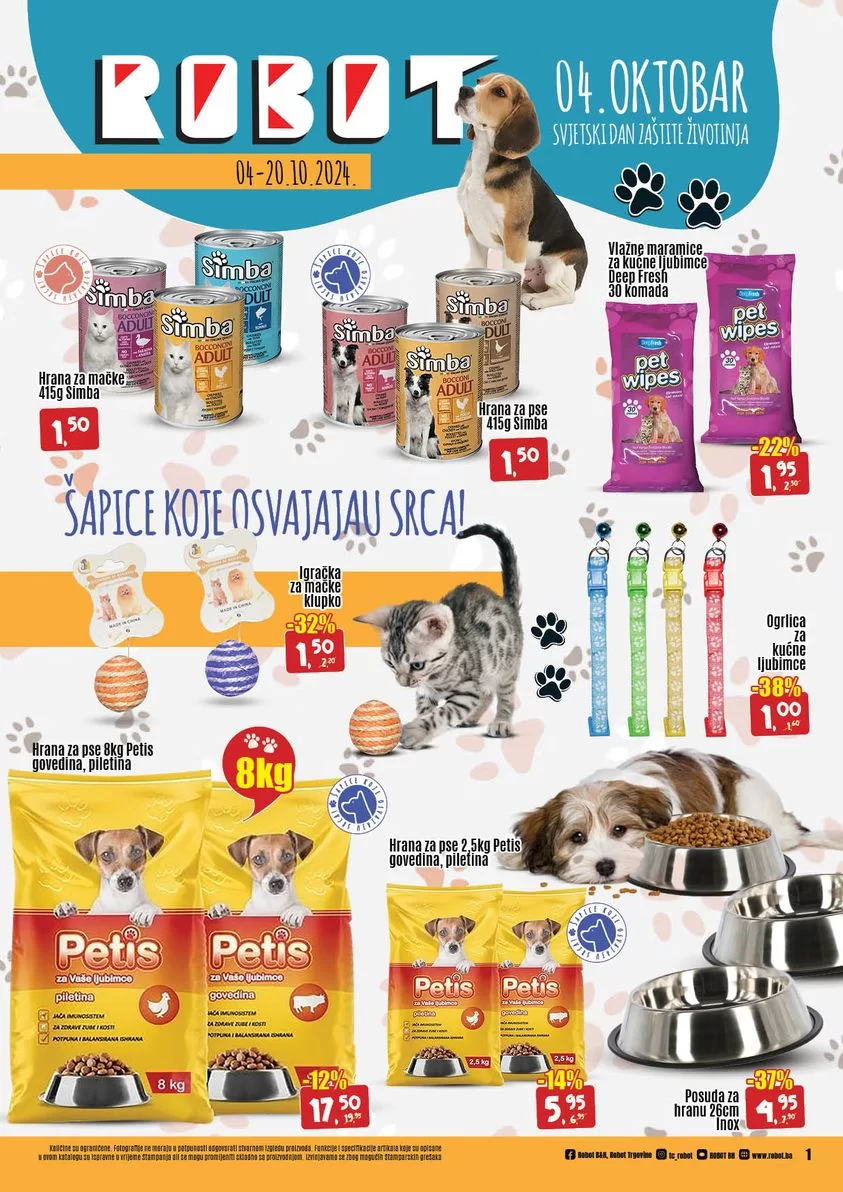 Robot katalog KUĆNI LJUBIMCI 4-20.10.2024.