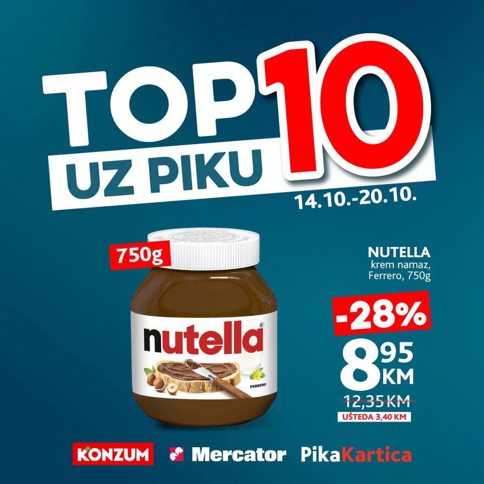 Mercator katalog TOP 10 UZ PIKU 14-20.10.2024.