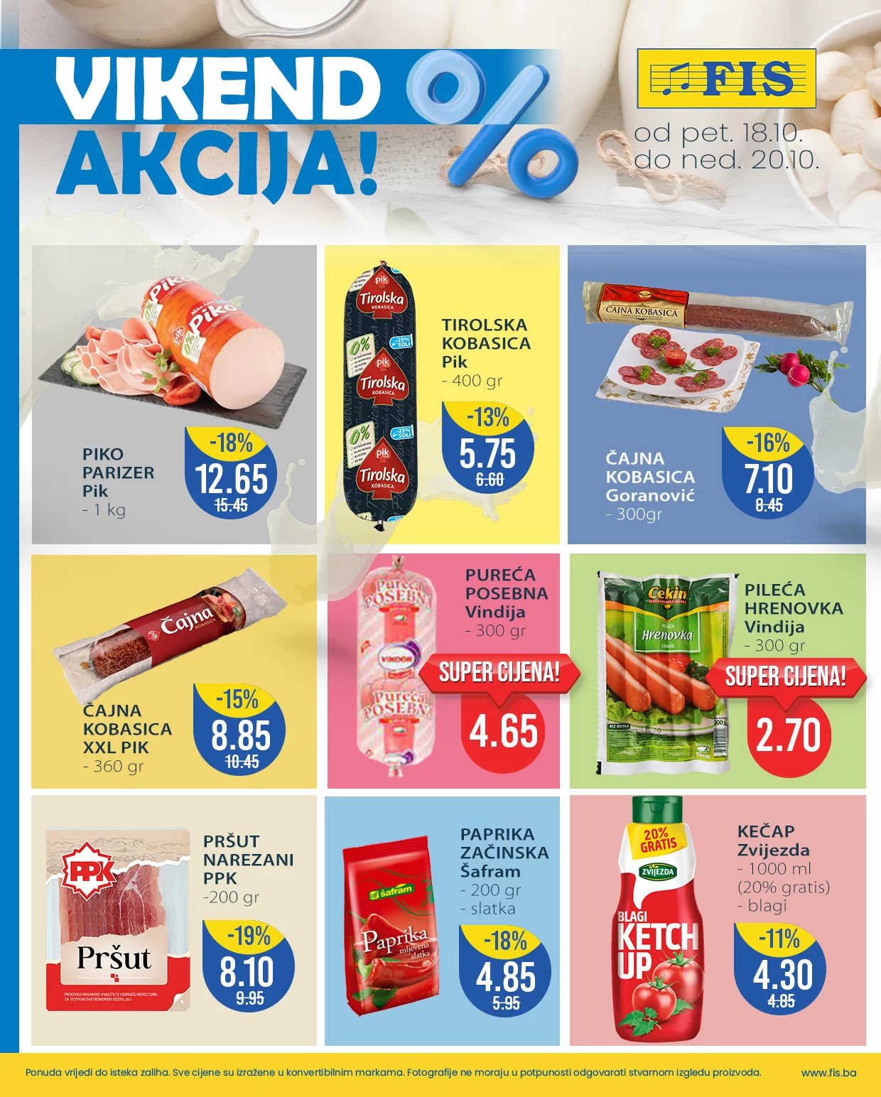 Fis vikend akcija 18-20.10.2024.