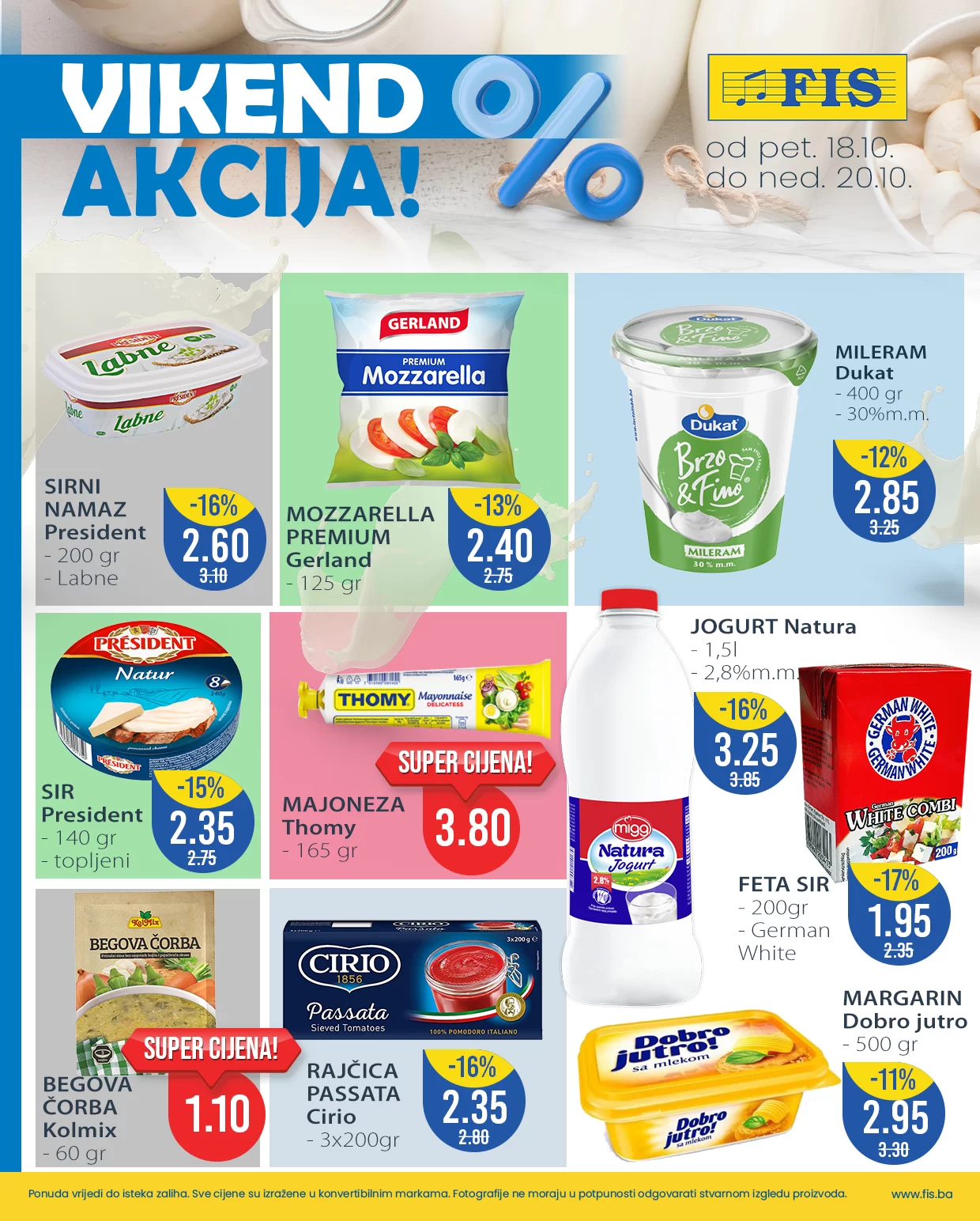 Fis vikend akcija 18-20.10.2024.