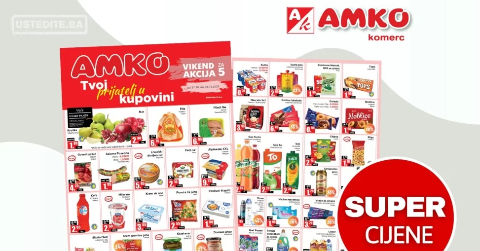 Amko vikend akcija 13.10-4.11.2024.