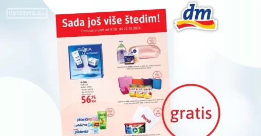 dm GRATIS Sada još više štedim!