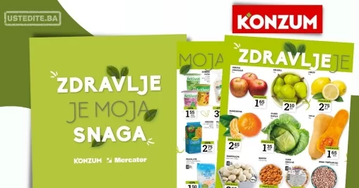 Konzum katalog ZDRAVLJE 7-20.10.2024.