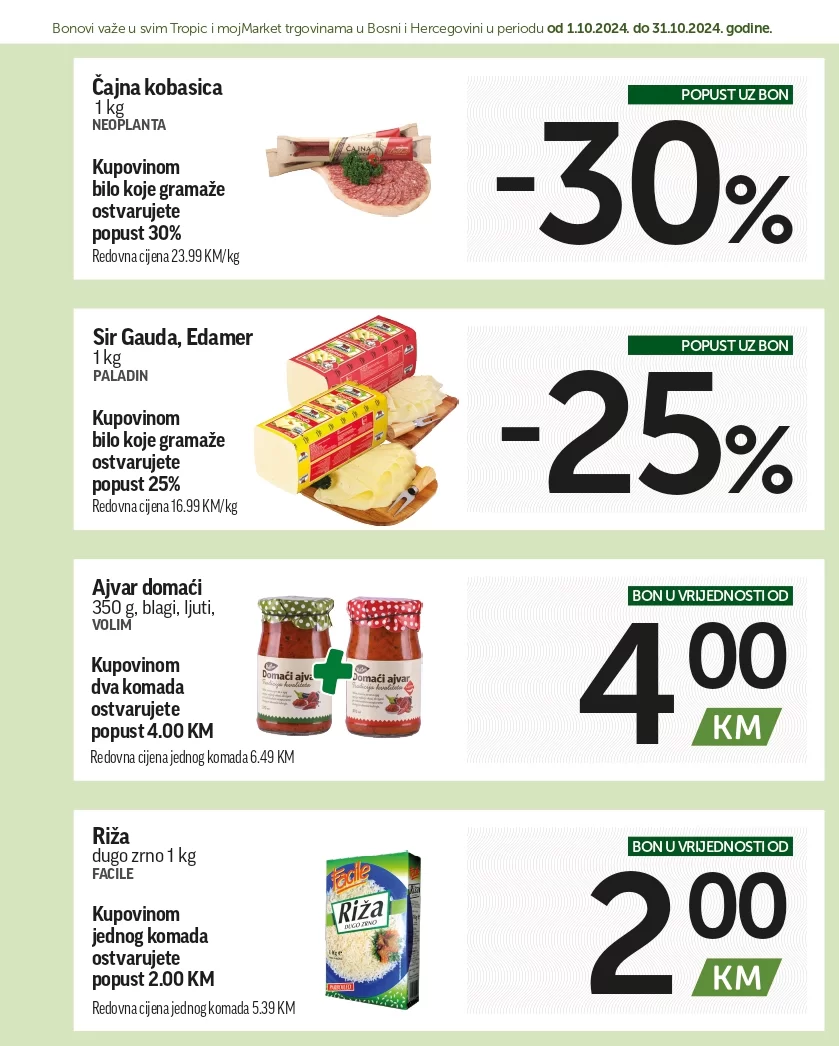 Tropic BONbonjera 1-31.10.2024.