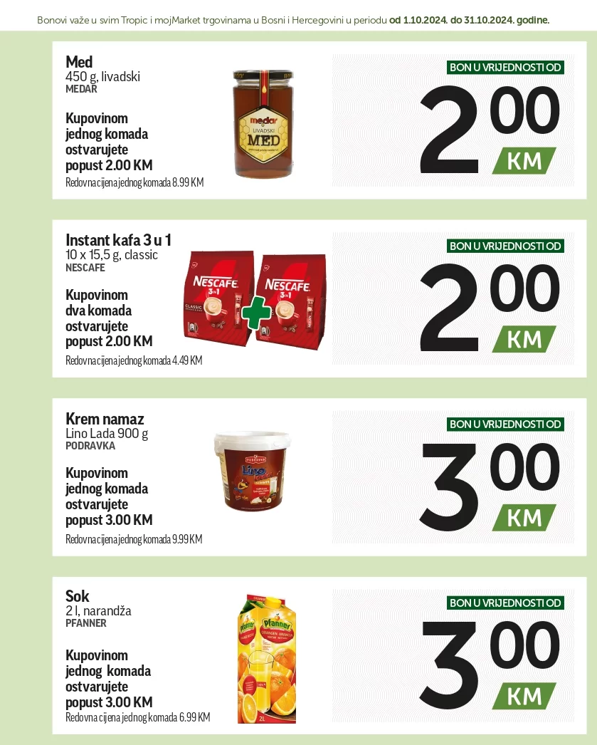 Tropic BONbonjera 1-31.10.2024.